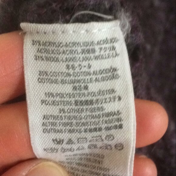 🪻 Free People Jeepster Wool-Blend Sweater | Size S - Picture 6 of 7